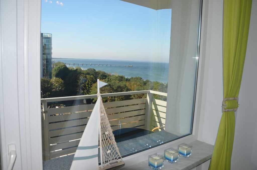 Apartament Z Panoramicznym Widokiem Na Morze Blisko Plazy I Centrum Pl Eng De Мендзыздрое Экстерьер фото